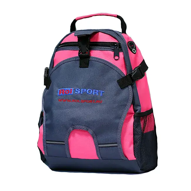 Рюкзак детский для роликов Rolsport (grey/pink) 